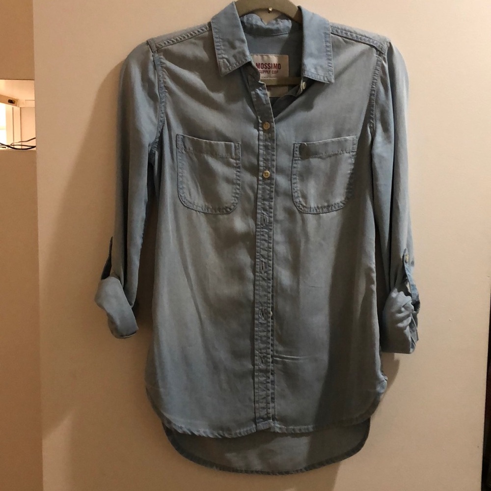 Chambray Denim Button Down